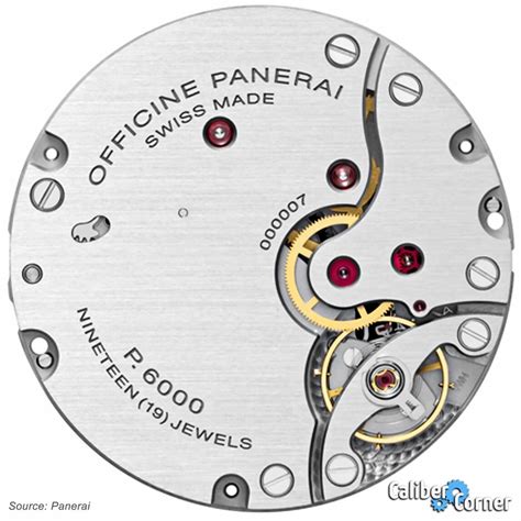 panerai p6000 movement review|panerai chronograph movements.